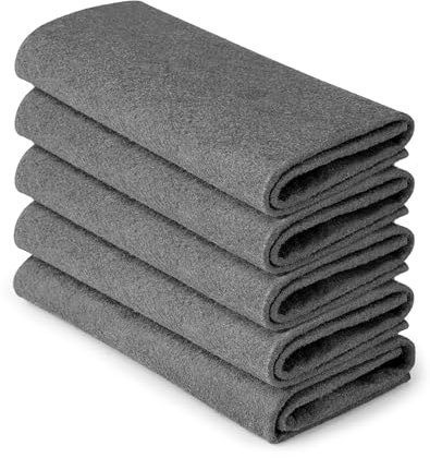 SOSALUK 5PCS Chiffon Magique 30x30cm Chiffon de Nettoyage Magique Épaissi en Microfibre Réutilisables Chiffon Magique Vitre sans Trace pour Verre Miroir Cuisines Voitures