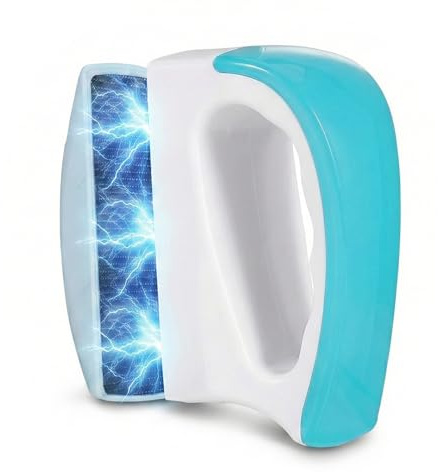 GWEOR Nettoyeur Vitre Magnétique avec Poignée, Aimant Puissant, Design Ergonomique, Pour Aquariums d'Eau Douce et Salée, Convient pour Verre ≤4 mm