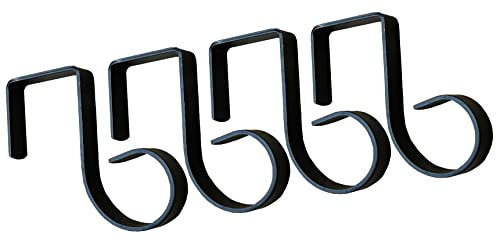 Selections Metal Bracket Over Fence Panel Garden Hanging Hooks - Pack of 4