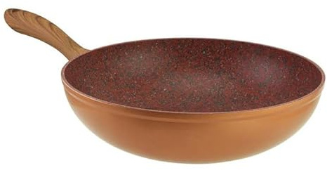 venteo - Sauteuse granit 28 cm KitchenPro - Revêtement antiadhésif + couvercle