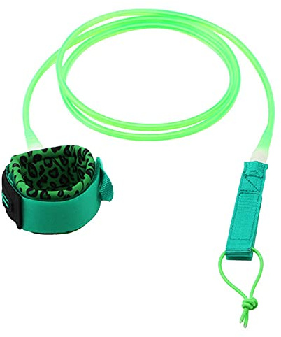 Surf SUP Board Leash, 6 ft TPU tavola da surf elastico sicuro SUP Surfing Coiled Guinzaglio per Stand Up Paddle Board e Surfboard