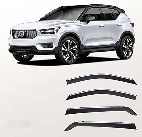 Juego de 4 Deflectores de Viento, Protector de Nieve para Lluvia Y Sol de Baja Acumulación de Calor para Reemplazo de Automóviles para VOLVO XC40