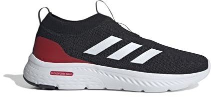 adidas Herren Cloudfoam Move Sock Shoes, core Black/Cloud White/Better Scarlet, 45 1/3 EU