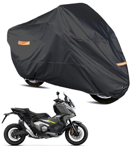 Rebeca Shop Housse de protection imperméable pour moto en PVC + coton 250G, compatible avec X-Adv 750 2017-2024, taille XXL - 246x105x127cm, protection UV 99,99 %