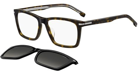 Sonnenbrillen Boss BOSS 1726/G/CS WITH CLIP ON BLACK HAVANA/TRANSPARENT BLACK/GREY 55/17/145 Herrenbrillen