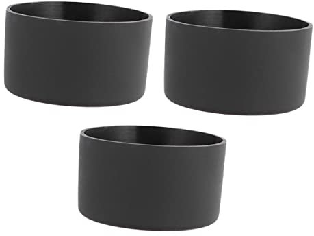 Cabilock Copribicchieri in Silicone Termoisolante Set da 3 Copribicchieri in Copribottiglia Senza Silicone Semplice Manicotto per Bottiglia