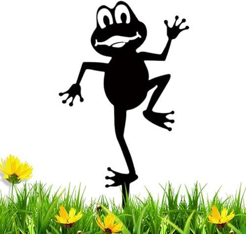 FVPKYUR 30 x 17,4 cm, spina da giardino, decorazione da giardino, decorazione da giardino, decorazione per gli amanti delle rane