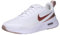 Nike Damen Air Max Nuaxis Damenschuh, White/MTLC Red Bronze-Sand-Black, 38.5 EU