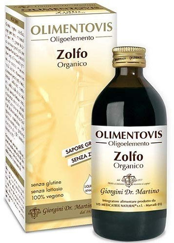 Dr Giorgini integratori alimentari, Zolfo Organico Olimentovis 200ml