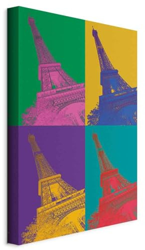 murando - Quadro Acustico Parigi Torre Eiffel 1 pezzo schiuma acustica Quadri Moderni Camera da Letto - Stampa su Tela - Pannelli Fonoassorbenti Decorativi - Fonoassorbente Acustiche