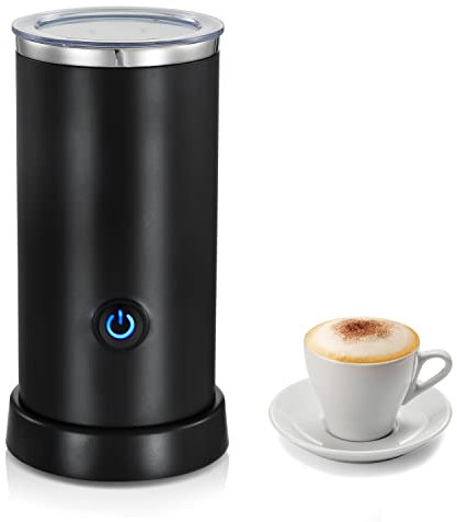 WIVIZL 3 in 1 Milchaufschäumer Automatischer Elektrischer,124ml/248ml,530w,Rutschfeste,Heiße und Kalte Milchwärmer,Automatische Abschaltung für Kaffee, Latte, Cappuccino