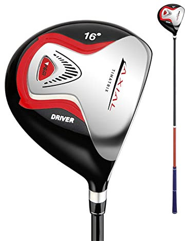 HSWOYEA Golfschläger Nr. 1 aus Holz für Junioren, Golfschläger für Rechtshänder für Kinder, Golfputter mit Kopf aus Titanlegierung und Schaft aus Carbon