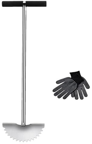 Pala per Bordi, Tagliamarciapiede, Trimmer Pedana Extra Larga, Cuscino Morbido, Bordi Frastagliati per Rifilare Bordi di Aiuole, Marciapiede, Scanalatura per Aiuole