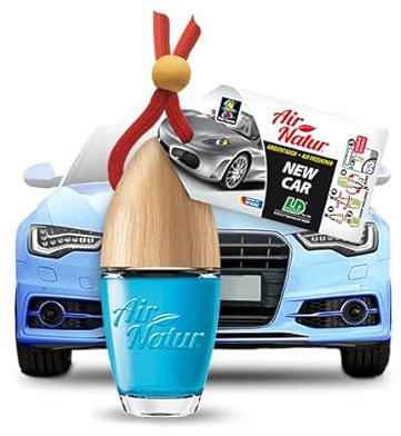 Ambientador en botellita para coche 6ml. Pack de 5 unidades (Coche nuevo)