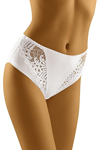 Wolbar Femmes Maxi-Slips WB51, Blanc,M