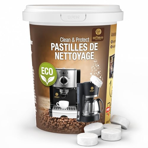 250 Reinigungstabletten für Kaffeevollautomaten von Jura, Siemens, EQ Series, Delonghi, Krups, Bosch, Miele, Melitta, WMF - Coffeeano Reinigungstabs für Kaffeemaschinen aller Art und Marken