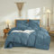 Luofanfei Bettwäsche 135x200 Blau Einfarbig Muster Bettwäsche Set Uni Modern Weiche Premium Microfaser Bettbezug 135 x 200 Einzelbett und Kissenbezug 80x80 cm mit Reißverschluss