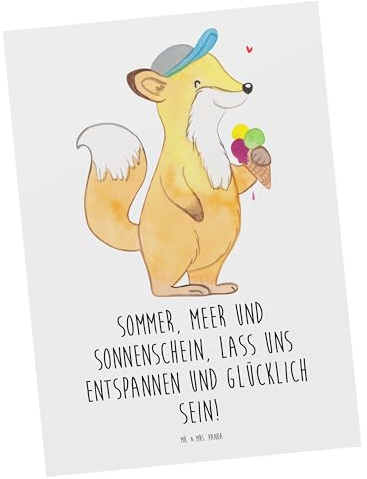 Mr. & Mrs. Panda Postkarte Sommer Meer Strand - Geschenk, Strandurlaub, Emotionen, Postkarten, Ansichtskarten, Grußkarte, am, bildkarte, Geschenke, Natur, einzelkarte, Urlaub, Küstenurlaub, Küste