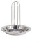 Grille à rôtir pour poulet avec bol - Design robuste pour barbecue et pique-nique