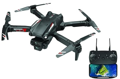 Flybotic - WiFi Foldable Drone - vikbar drönare med kamera och live video-återkoppling - automatisk start och landning - stationär flygning - barn/tonåring nybörjare RC