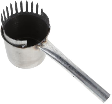 Toddmomy Cabezal de Cesta recolectora de Fruta: Herramienta de Cosecha Que Ahorra Mano de Obra para huertos - Recolector de con Mango de Metal para Uvas, Cerezas, ciruelas y Otras Frutas.
