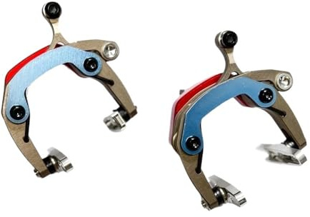 Vikbar cykelbroms Cykelbroms V-bromsok Passar för Brompton cykelfälgbromsok cyklar bakbromstrumma Bakre rullbromssats