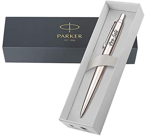 Personalised Engraved Parker Jotter Stainless Steel Ballpoint Pen With Choice Of Traditional Engraving,With The New Parker 2017 Gift Box