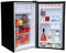 SIA LFIBL 83L Black Freestanding Under Counter Fridge with 3* Ice Box, E Rated, Interior Light, Removable Shelves, 2 Year Parts & Labour Guarantee