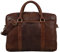 LEABAGS Messenger Bag, Istanbul Vintage Echtleder Umhängetasche Herren & Damen,16 Zoll Leder Laptoptasche DIN A4 für Studium Uni Büro Arbeit Schultertasche Messenger Bag Umhängetasche mit Schultergurt