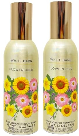 Bath & Body Works Flowerchild 2 Pack Concentrated Room Spray - 1.5 oz / 42.4 g each