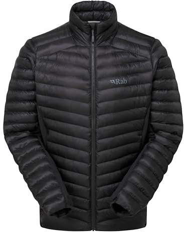 Rab Men's Cirrus Flex Jacket Lightweight Insulated Coat for Trekking, Skiing, & Climbing - Black - Large