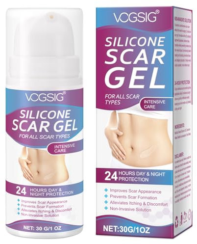 Narbengel aus medizinischem Silikon, 30 g, Premium-Narbenbehandlung für chirurgische Narben, Verbrennungen, Verletzungen, Keloide, Dehnungsstreifen, C-Abschnitt, reduziert das Auftreten von Narben,