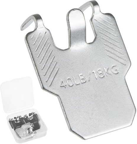 LFBEST 10pcs Claw Picture Hanging- Stainless Steel Picture Hooks for Plasterboard Walls and Drywall- Heavy Duty No Nail Damage Wall Hanging Hooks for Frames Mirrors Art Posters