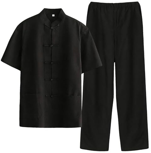 G-LIKE Traditional Chinese martial arts sportswear Suit Kung Fu Tai Chi Classic Tangzhuang Short-sleeved Shirt Pants Training Outfit