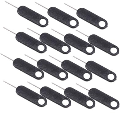 BESTYASH Agujas para Extracción de Tarjeta Sim 15 Piezas Compactas y Portátiles Herramienta Práctica para Expulsar Bandeja Sim en Teléfonos Móviles y Tabletas Accesorio Ligero y