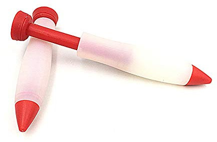 VIONNPPT 2 Stück Dekorier Garnierspritze, Silikon-Dekorierstift, zum Dekorieren mit Schokolade oder Zuckerguss, Schreiben und Verzieren von Gebäck