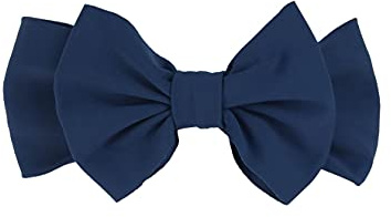 RuffleButts® Girls Navy Swim Bow Headband - One Size