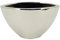 matches21 Topf oval Pflanzgefäß Pflanzschale Pflanztopf Übertopf Blumentopf Keramik silber 1 Stk 26,5x12x15 cm
