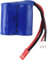 YUNIQUE GREEN-CLEAN-POWER - 7.4V 600mAh 15C Lithium-Akku für RC-Modelle | Kompatibel mit ferngesteuerten 18350 Booten, RC-Autos | Hohe Leistung | Maße: 40x38x21, Gewicht: 48g