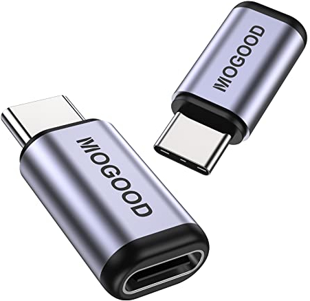 MOGOOD USB C Männlich an weiblichem Adapter, Unterstützung von 100W schneller Aufladung 40 Gbit/s Datenübertragung 8K@60Hz Videoausgabe für USB4, Thunderbolt 4/3, Laptop, Dampfdock, Switch, Tablet