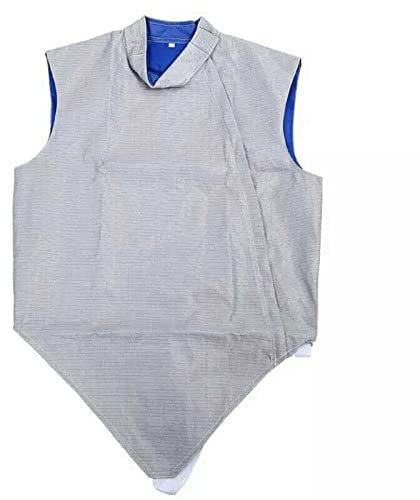 Fecht-Metalljacke for Rechtshändige Fechter Florettweste for Erwachsene Und Kinder Fecht-Trainingsausrüstung (Dicke : Right Hand, Size : 48)