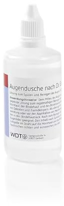 WDT Augendusche nach Dr. Grußendorf | 110 ml | Augenpflege für Tiere | Dem Milieu des Auges angepasst | Auch zum Reinigen der Augenlider geeignet | Reinigt unterstützend mild