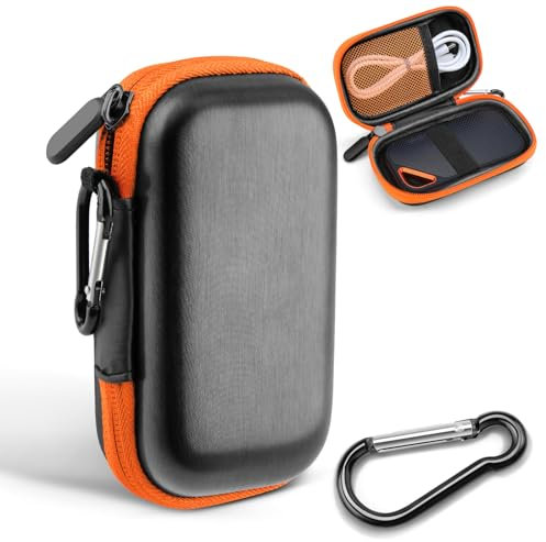 NEUTYPECHIC Custodia Rigida per SanDisk Extreme Pro, SSD portatile da 1 TB, 2 TB, 500 GB,Porta Cavi Organizer, EVA Resistente Impermeabile e Resistente Alla Pressione Utilizzato per SSD HDD
