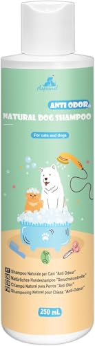 Aspand Shampoo Naturale per Cani - Shampoo Antiodore - PH Delicato e Vegano - Senza Allergeni - Deterge ed Elimina Cattivo Odori - 250 ml