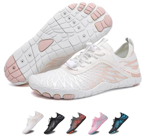Hike Barefoot Shoes for Womens Men,Quick Dry Water Shoes,Beach Pool Aqua Swim Surf Hiking Walking Shoe,Non-Slip Athletic Footwear Wide Toe Water Shoe