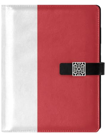 WDdZzyy Leather lined Italy Flag Green Red notebook college college ruled spiral for working delicate 6.7x9.2
