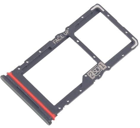 Generico Ricambio Compatibile con Motorola Moto G56 5G XT2529 Carrello Vassoio Alloggio SUPPORTO adattatore SLOT PORTA CARD carrello per SCHEDA SIM + vano Memoria Micro Sd (Verde Dill)
