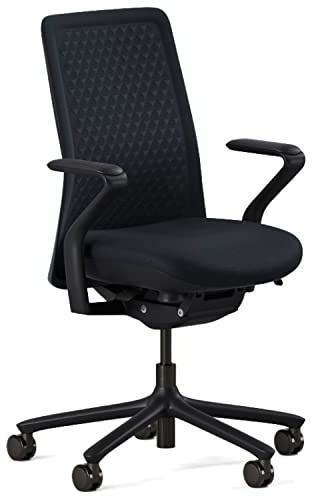 Branch Verve Chair - High Performance Executive Office Chair with Contoured Back and Adjustable Lumbar Support - High Density Foam Cushion and 3D Knit Back - Fits 5' to 6', Up to 275 lbs, Galaxy