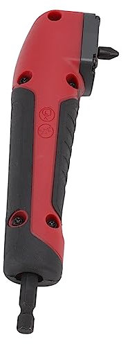 Attacco per trapano ad angolo retto Impugnatura ergonomica in ABS Angolo di 90 gradi Adattatore per trapano in acciaio legato facile sostituibile Facile da sostituire Questo attacco ad angolo retto S