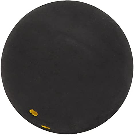 Orolotay Squash Ball -Gelbe Punkte Niedrige Geschwindigkeit SportgummibäLle Professioneller Spieler Wettbewerb Squash (2 StüCk)